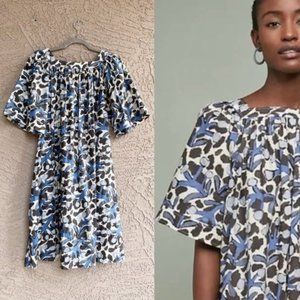 WHIT Mira Printed Babydoll Dress